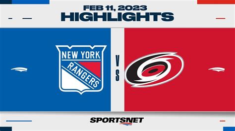 hurricanes vs rangers 2023